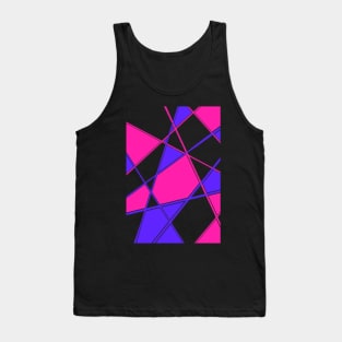 geometric line pattern Tank Top